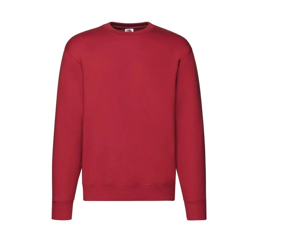 Fruit of the Loom SC2154 Jersey Sweater Heren – Red