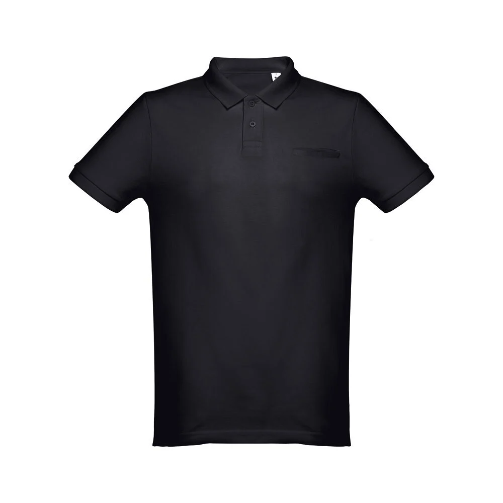TH Clothes 30208 Polo Heren – Zwart