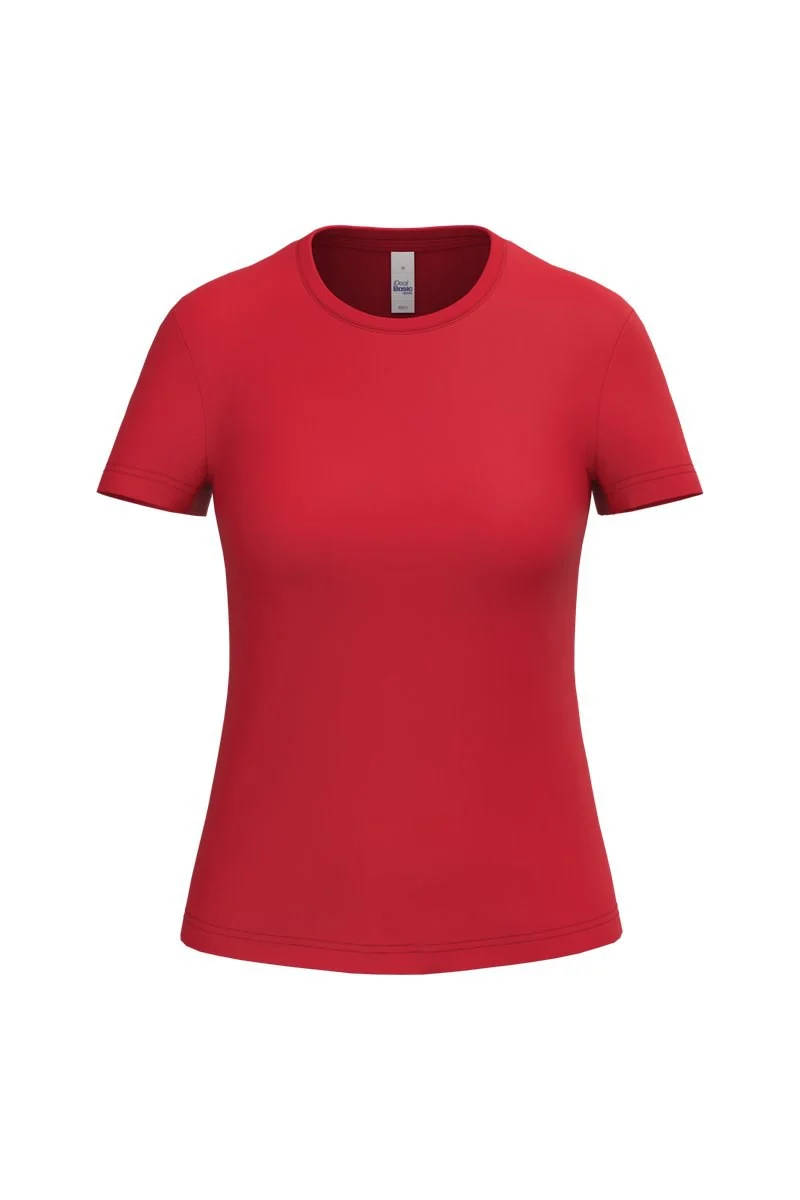 iDeal Basic Brand IB311 T-shirt Dames – Ideal Red