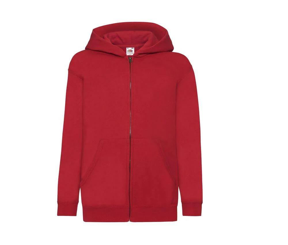 Fruit of the Loom SC379 Kinderritshoodie – Red
