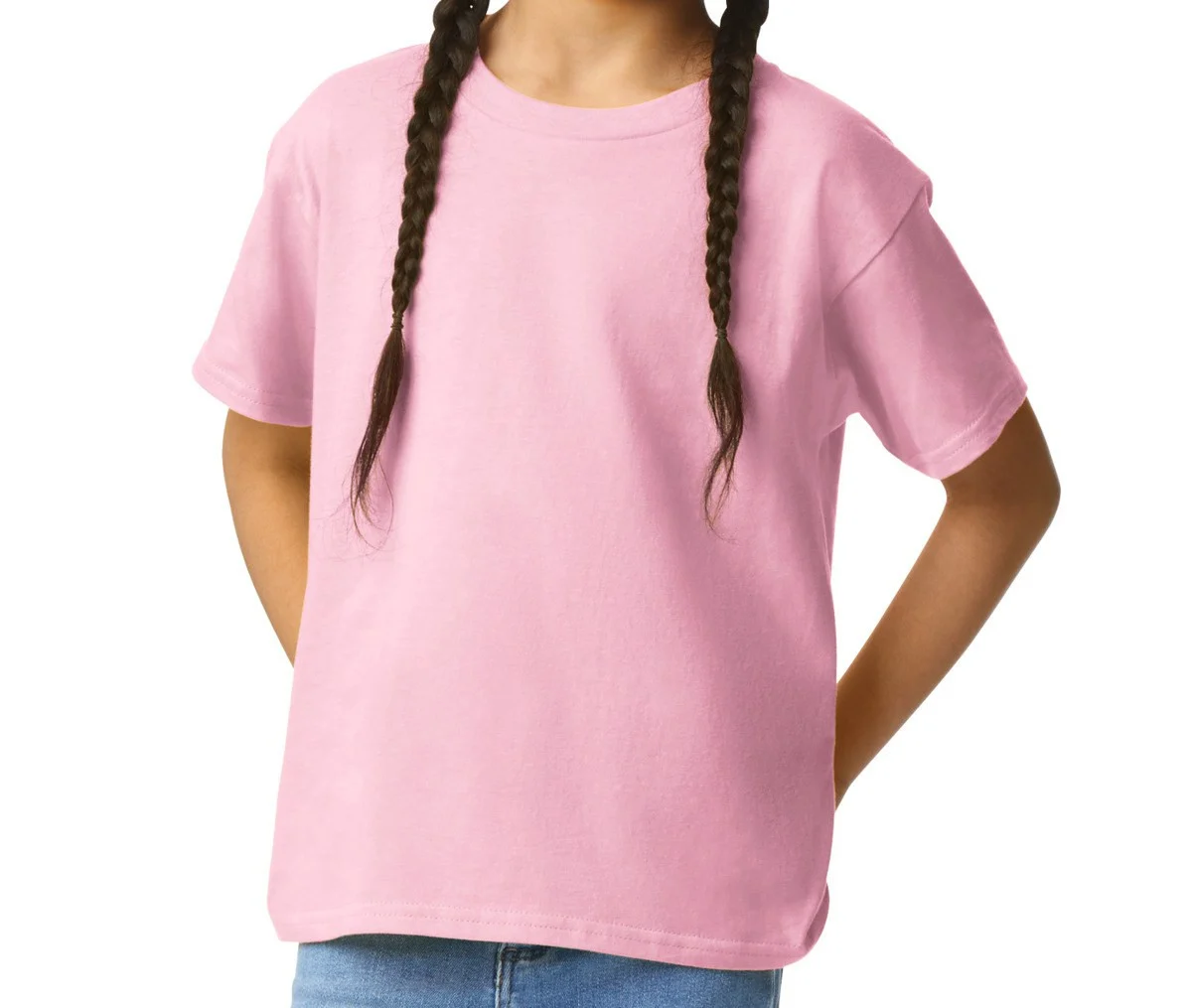Gildan GN3000B Kinder T-shirt 150 – Light Pink