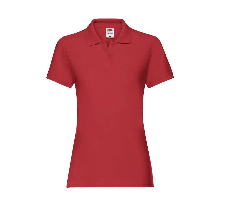 Fruit of the Loom SC386 Premium Polo Dames – Red