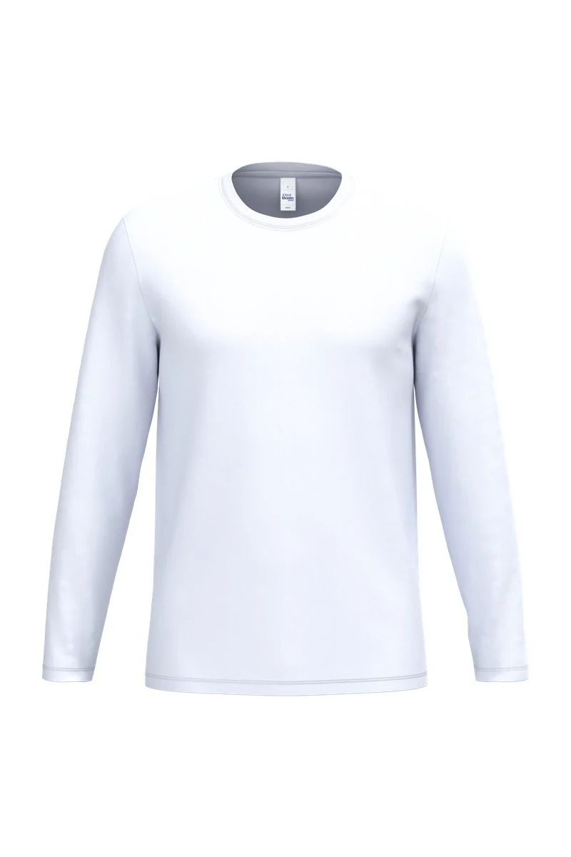 iDeal Basic Brand IB323 T-shirt Lange Mouwen – Ideal White