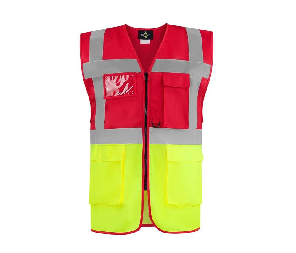 Korntex KX226 Hamburg Veiligheidshesje – Red / Yellow