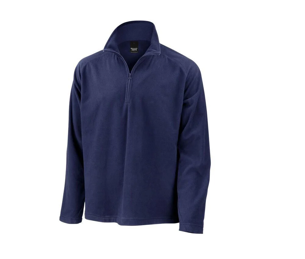 Result RS112 Fleecetrui met Rits Heren – Navy