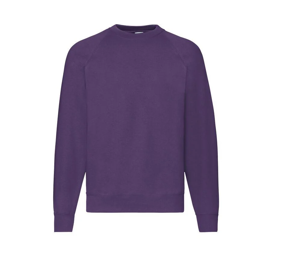 Fruit of the Loom SC260 Raglan Sweater – Purple