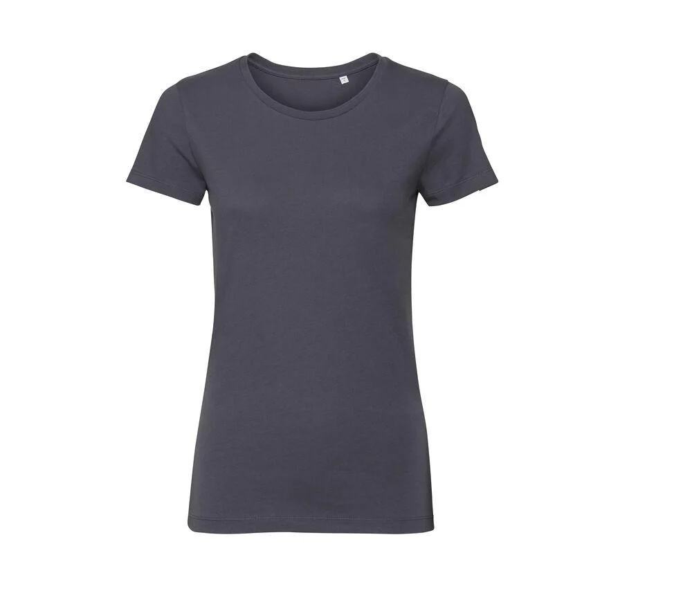 Russell RU108F Biologisch T-shirt Dames – Convoy Grey