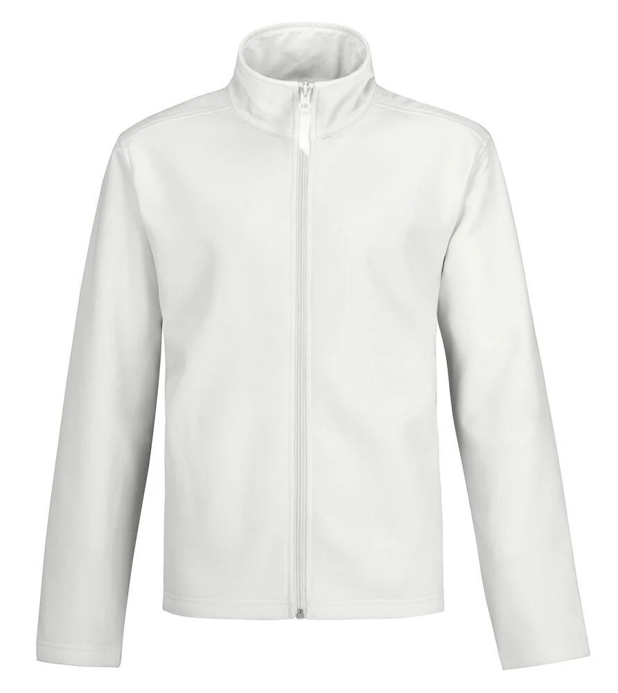 B&C BCI71 ID.701 Softshell Jas Heren – White/White
