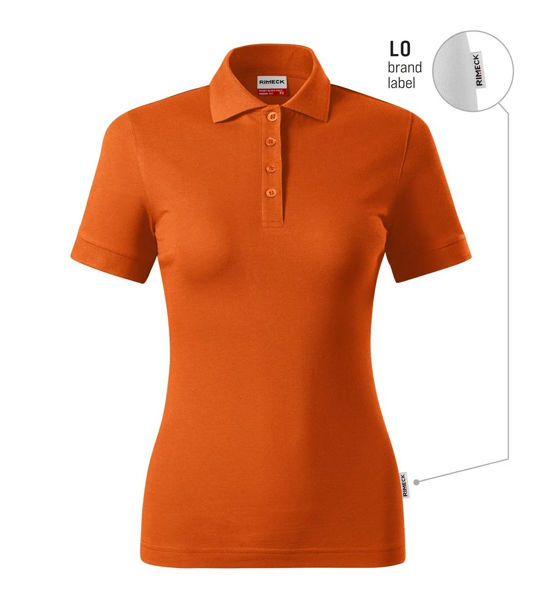 Rimeck R21 Heavy Polo – oranje 11 (merklabel)