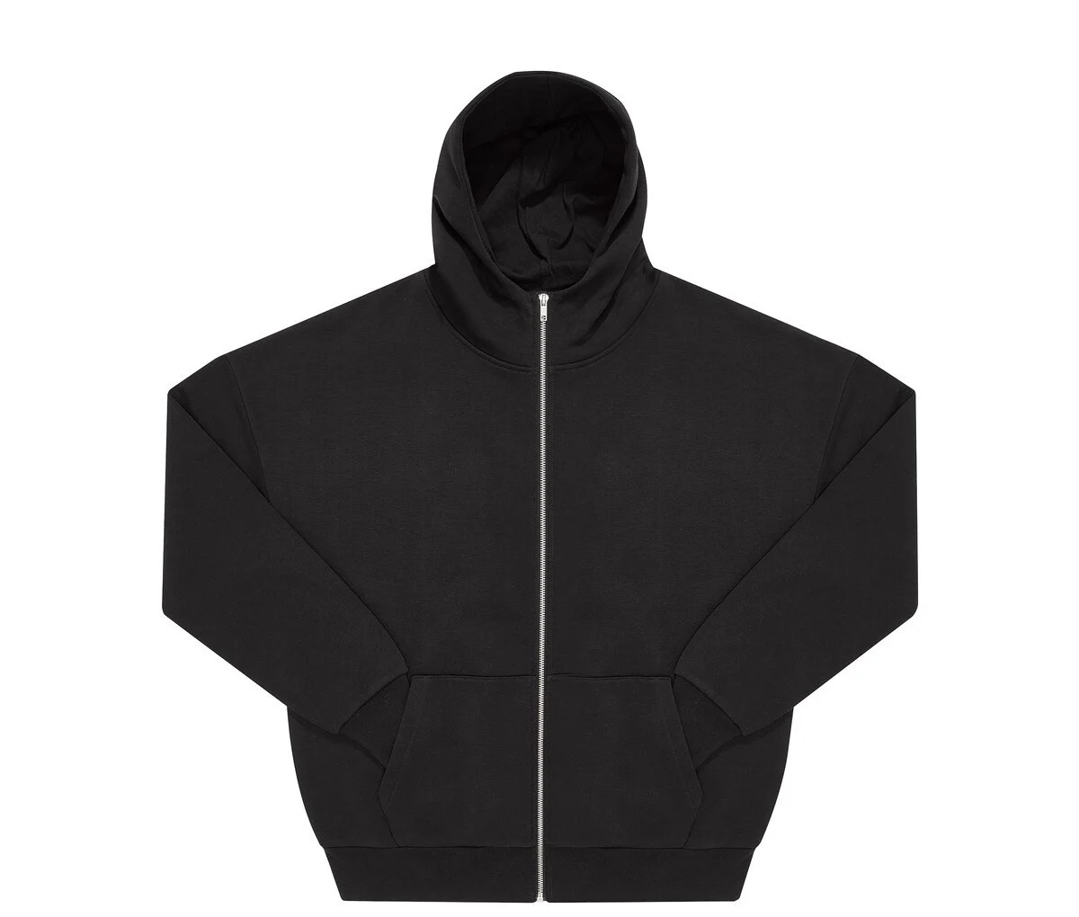 B&C ID334K Kinderritshoodie – Black