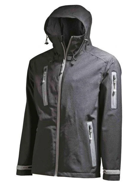 Pen Duick PK799 Hurricane Softshell Jas Heren – Black/Grey