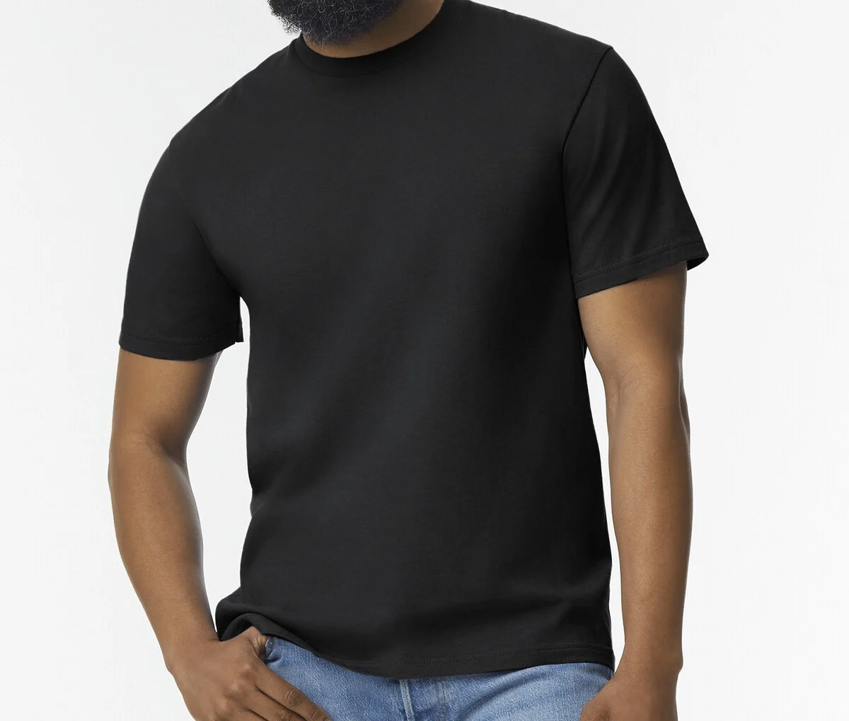 Gildan GN3000 T-shirt Ronde Hals – Black