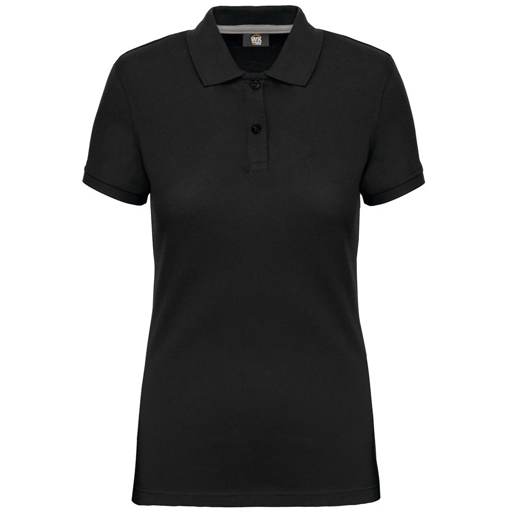 WK. Designed To Work WK275 Polo Dames – Zwart