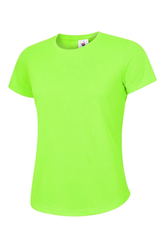 Radsow by Uneek UC316 Sport T-shirt Dames – Elektrisch groen