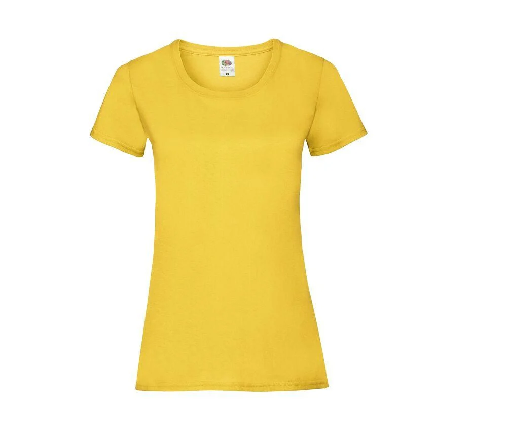 Fruit of the Loom SC600 Valueweight T-shirt Dames – Sunflower