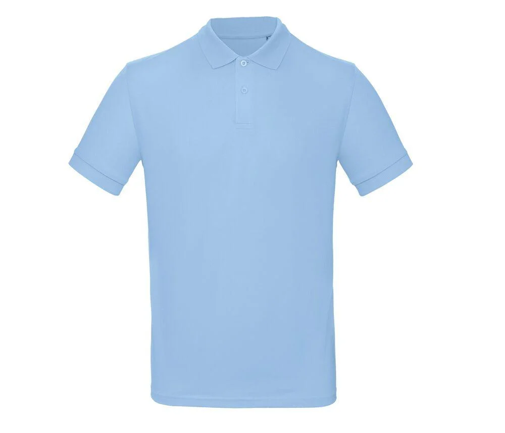 B&C BC400 Inspire Polo Heren – Sky Blue