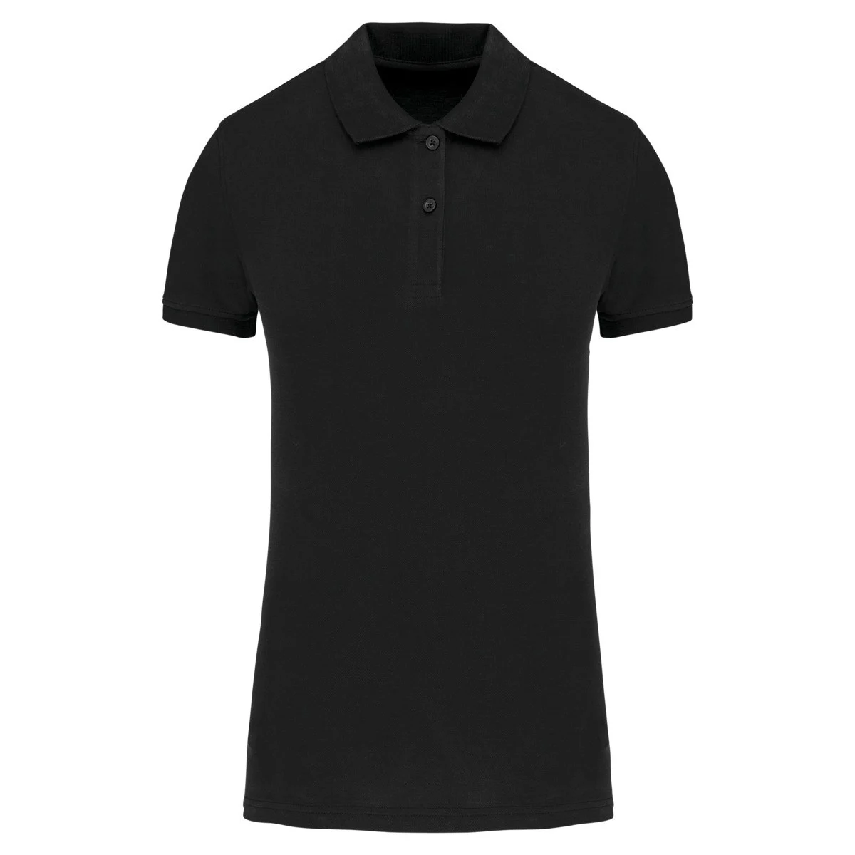 Kariban K2026 Biologisch Polo Dames – Zwart