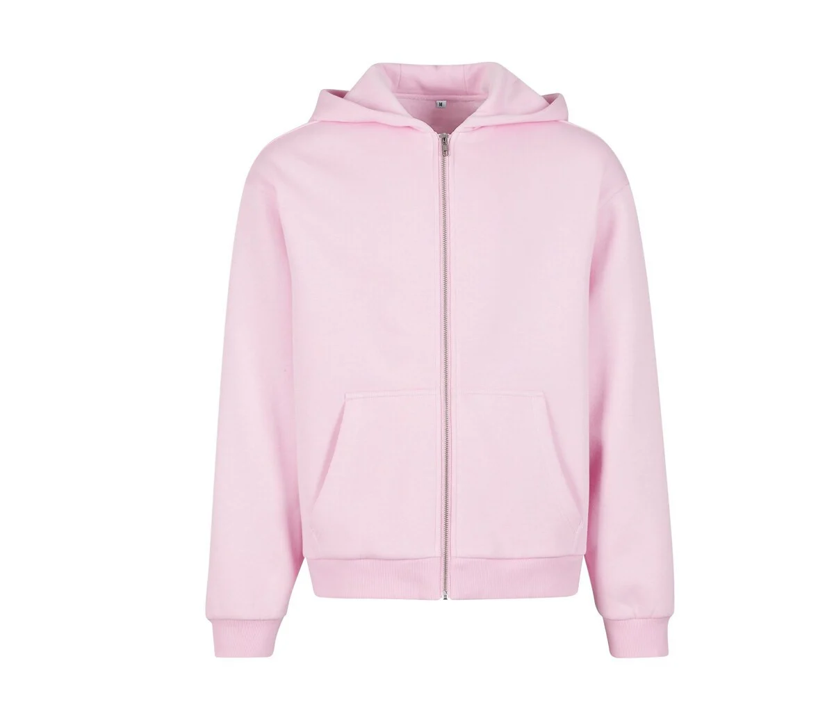 Build Your Brand BY285 Fluffy Ritshoodie – Soft Pink