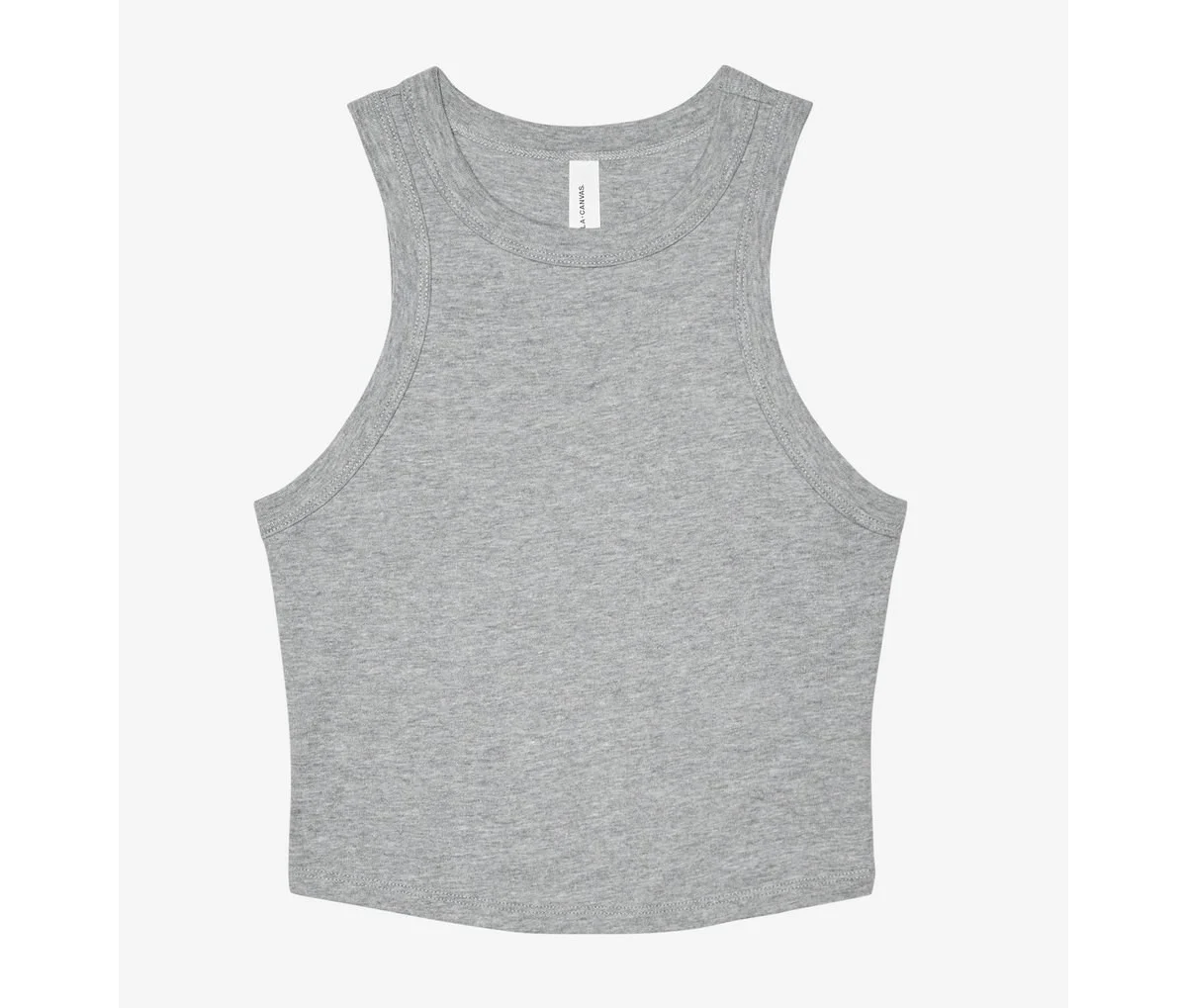 Bella+Canvas BE1019 Micro Rib Racer Tanktop Dames – Athletic Heather