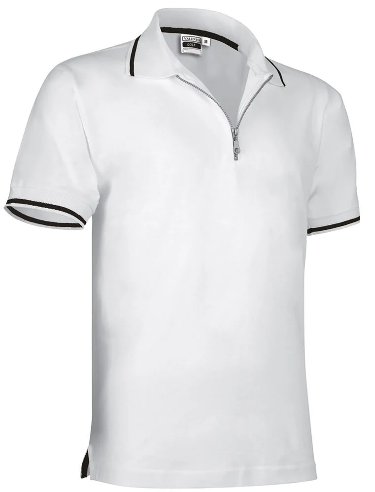 Valento POVAGOL Golf Polo – White-Black