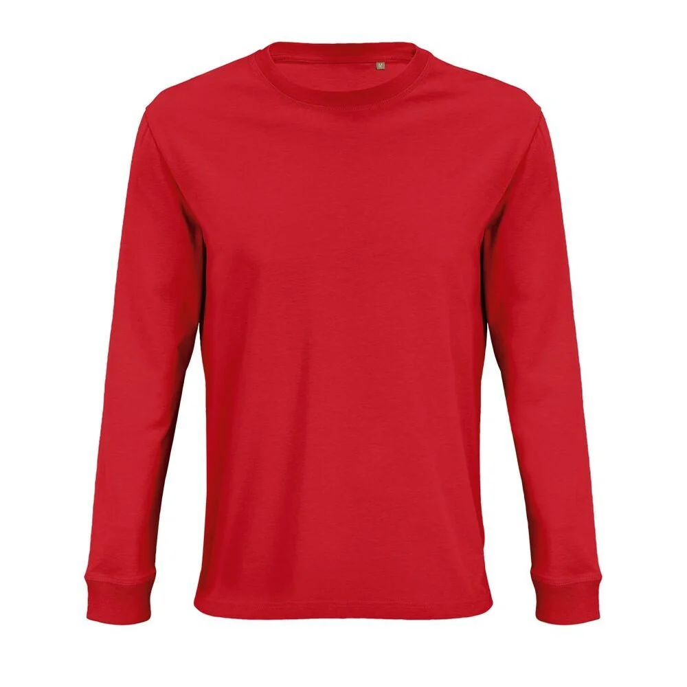 SOL'S 03982 Pioneer T-shirt Lange Mouwen – Helderrood