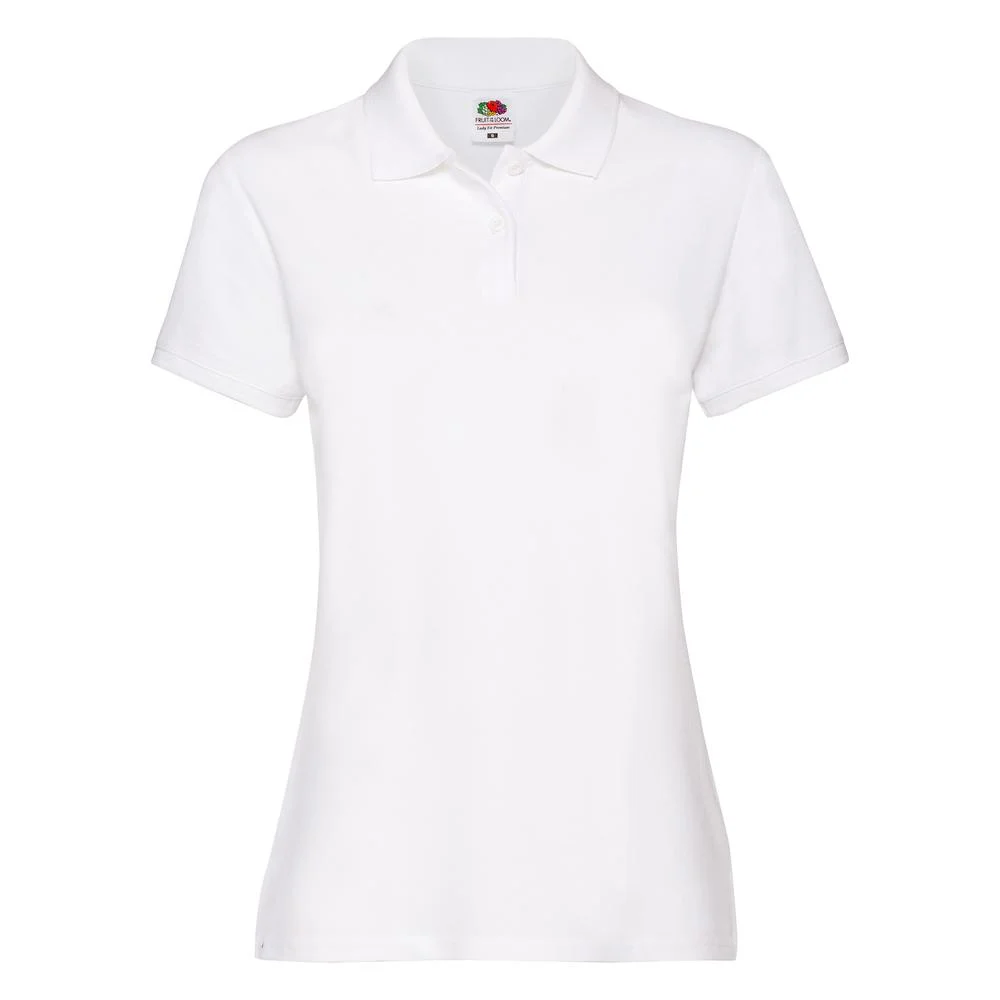 Fruit of the Loom SC63030 Polo Dames – Wit