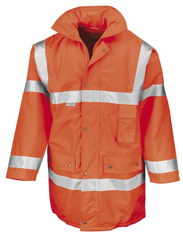 Result RS018 Veiligheidsjas Hoge Zichtbaarheid – Fluorescent Orange