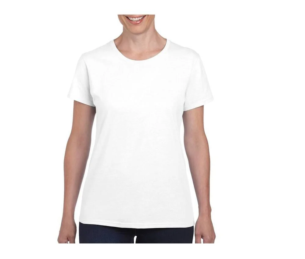 Gildan GN182 T-shirt Dames 180 – White