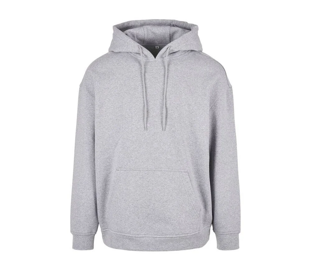 Build Your Brand BYB006 Basic Oversized Hoodie – Heather Grey