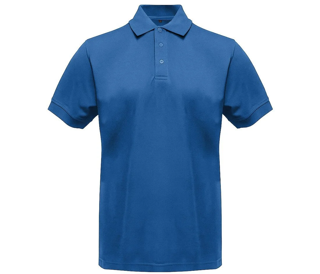 Black&Match BM100 Polo met Contrasterende Knopen – Royal