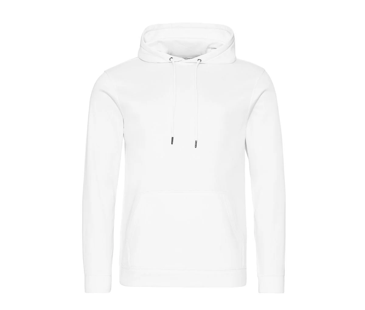 AWDIS JH006 Sports Polyester Hoodie – Arctic White