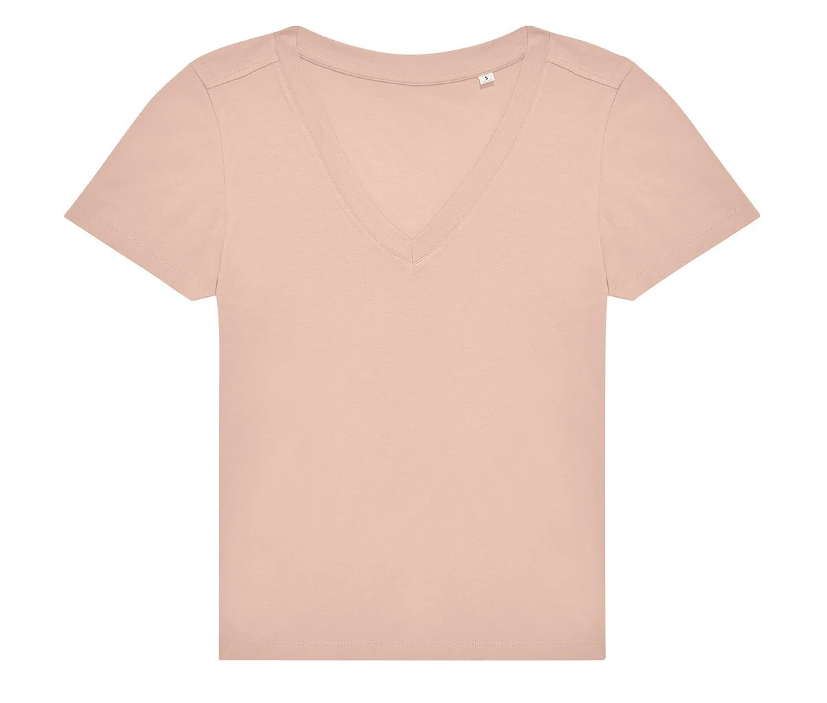 B&C BC01VW V-hals T-shirt Dames – Soft Rose