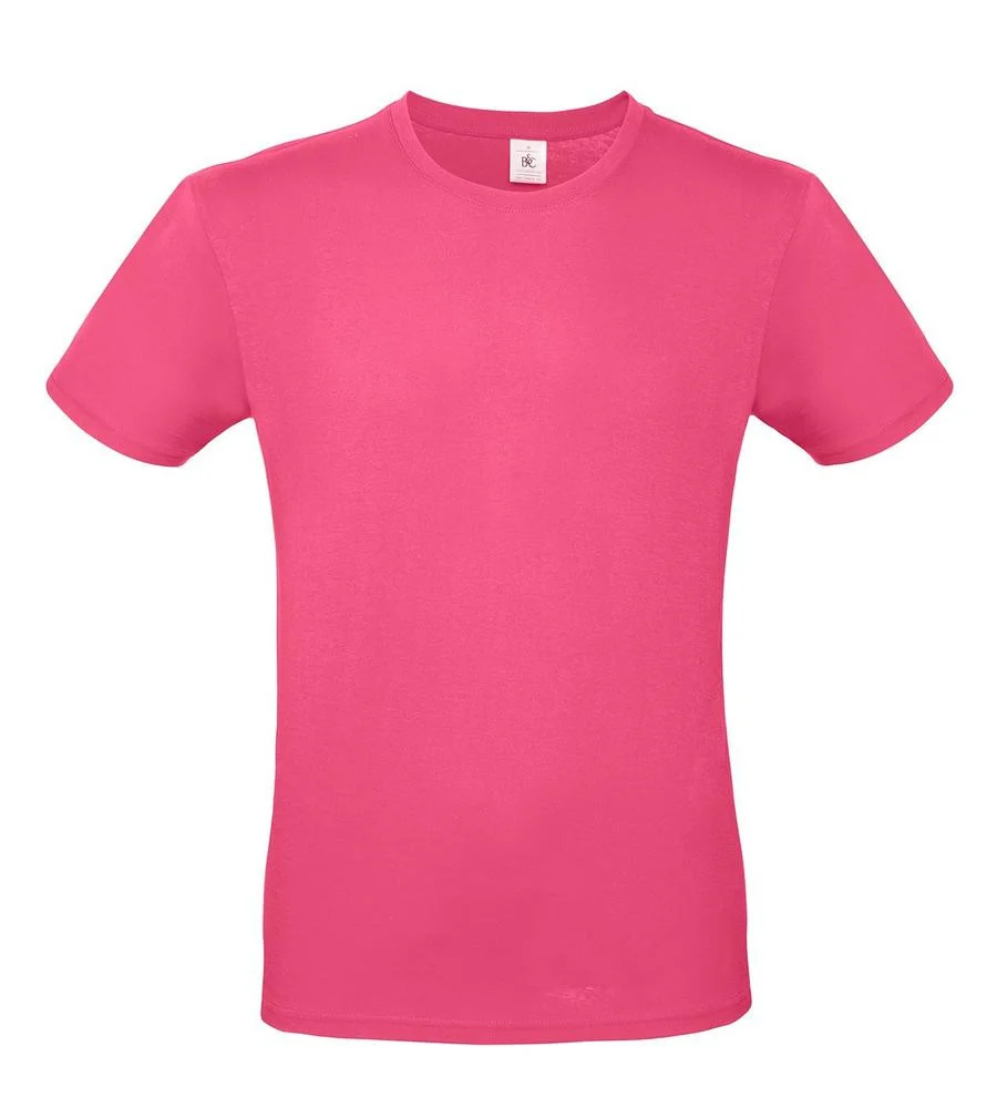 B&C BC01T #E150 T-shirt Heren – Fuchsia