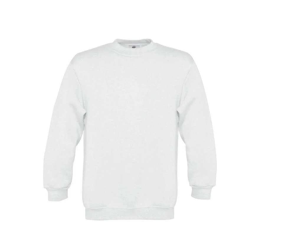 B&C BC501 Kindersweater – White