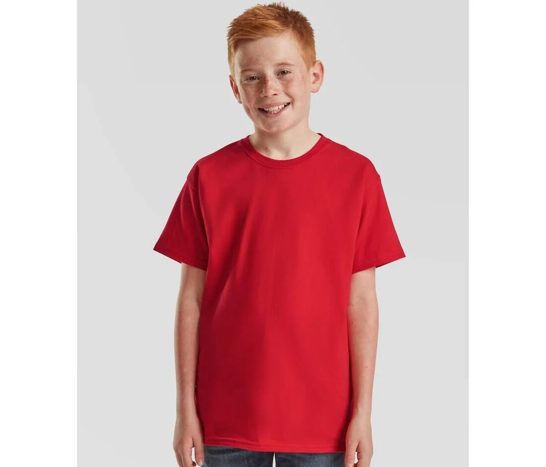 Fruit of the Loom SC201Y T-shirt – Rood