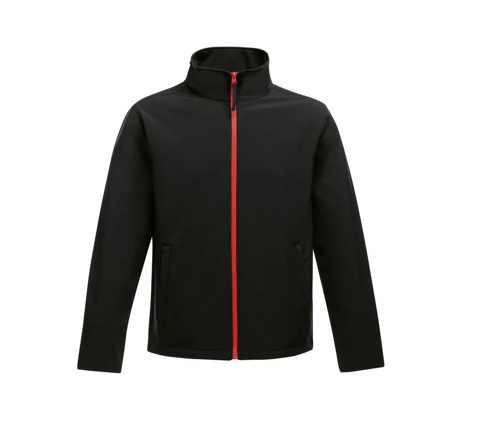 Regatta RGA628 Softshell Jas Heren – Black / Classic Red