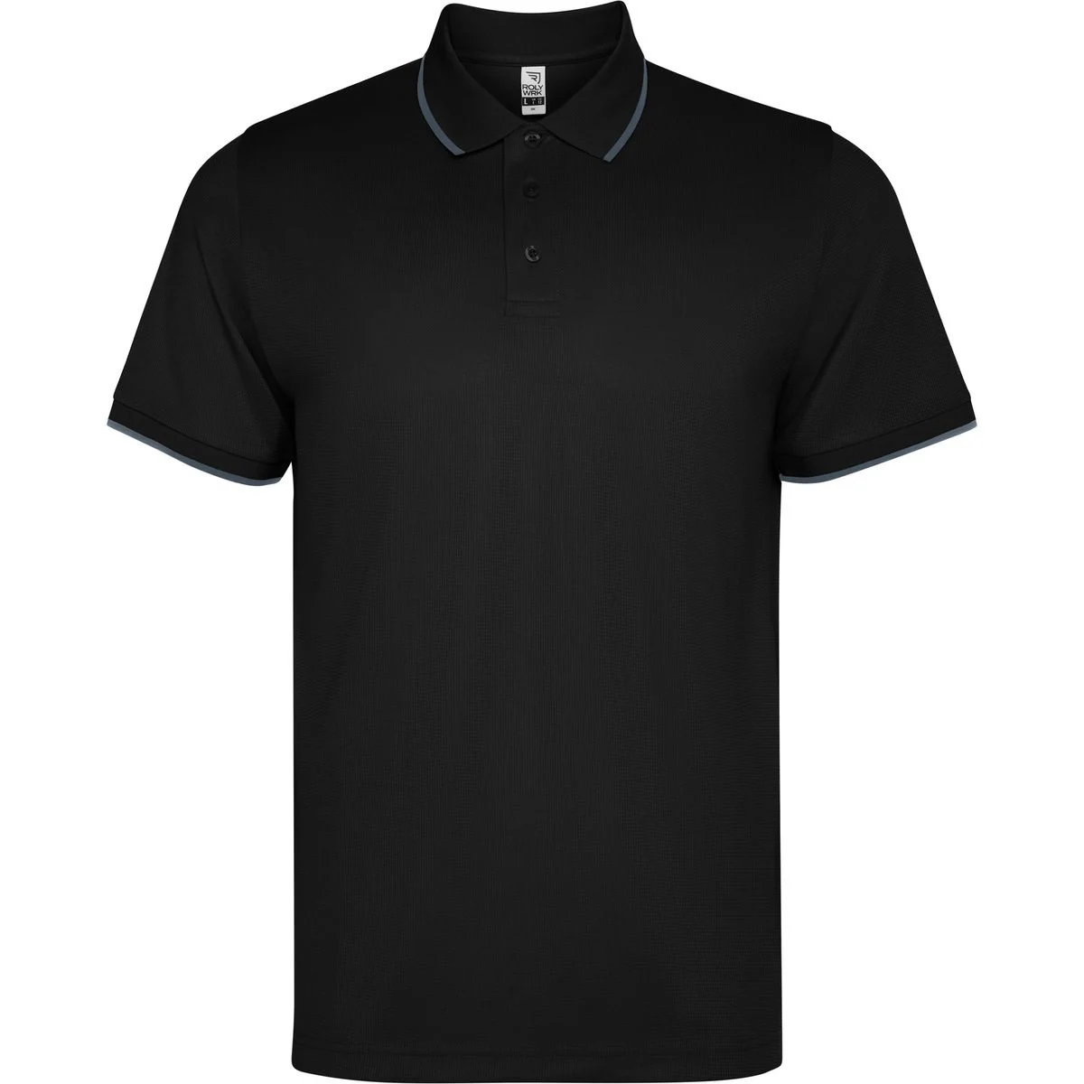 Roly PO8421 Sian Technische Polo – Black