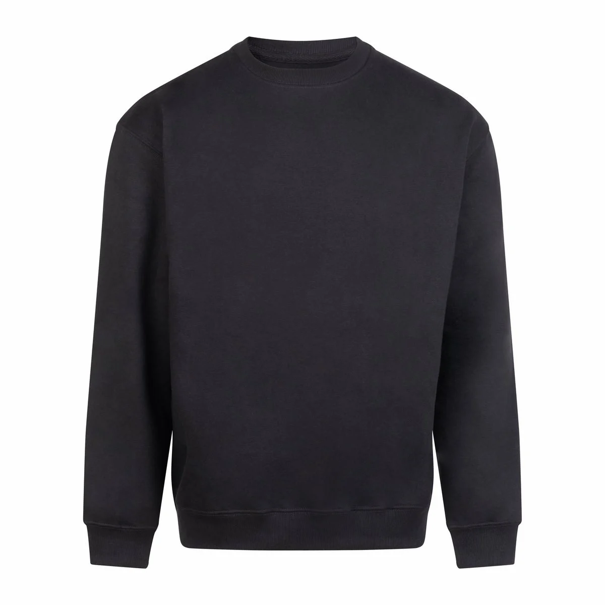 AWDIS JH113 Dikke Crewneck Sweater – Deep Black