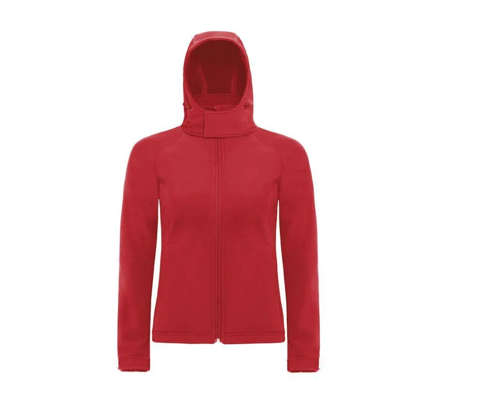 B&C BC660 Softshell Jas Dames – Red