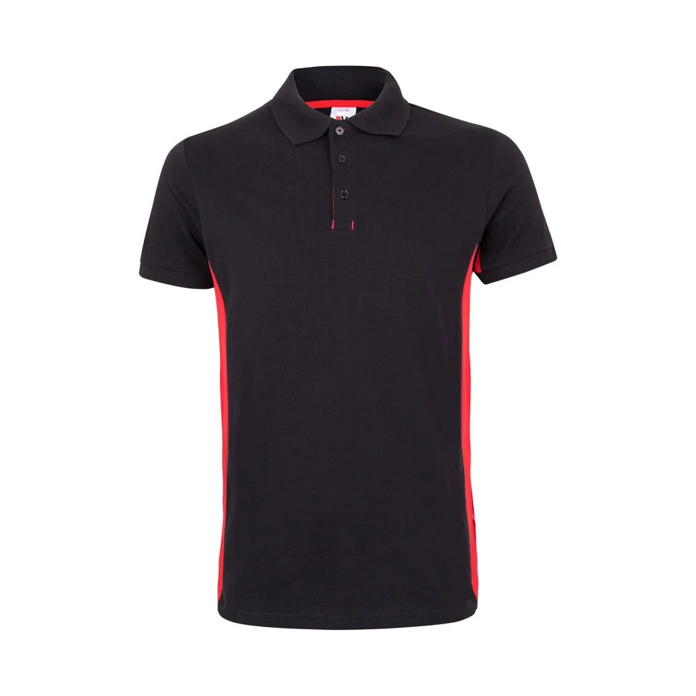 Velilla 36039 Tweekleurig Polo – Zwart/Rood
