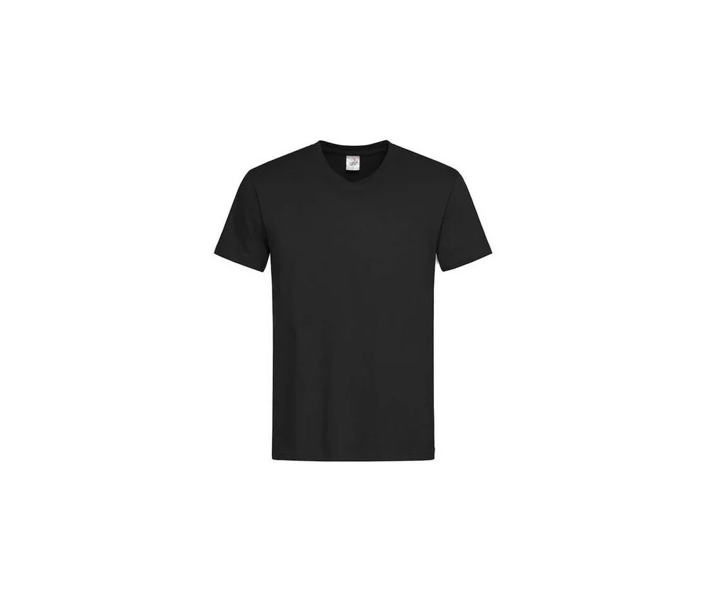 Stedman ST2300 T-shirt V-hals Heren – Zwart Opaal