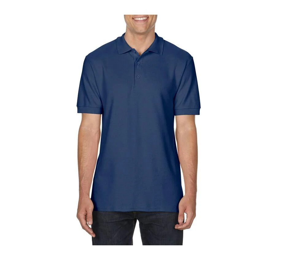Gildan GN858 Premium Katoenen Dubbele Piqué Polo – Navy