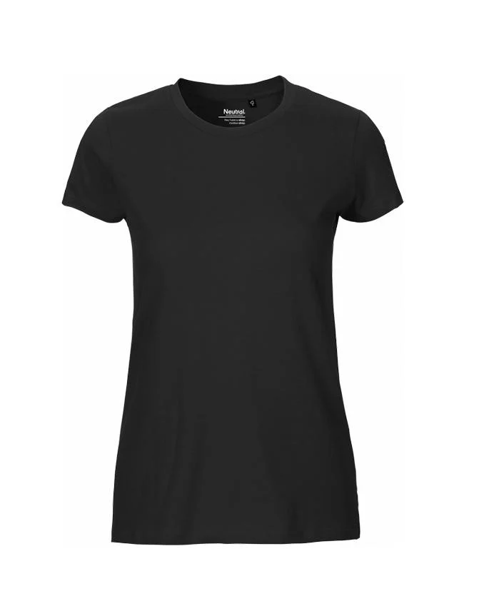 Neutral O81001 Getailleerd T-shirt Dames – Black