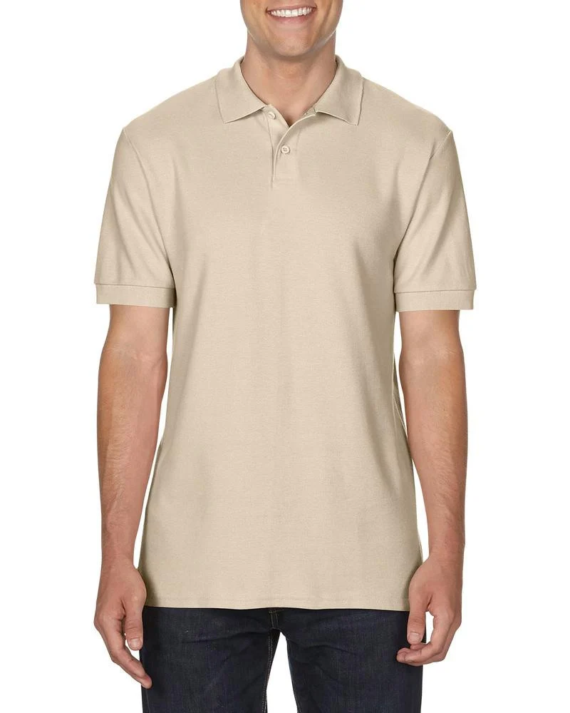 Gildan GN480 Softstyle Dubbele Piqué Polo – Sand