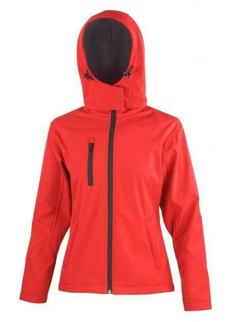 Result RS23F Performance Softshell Jas Dames – Red/Black