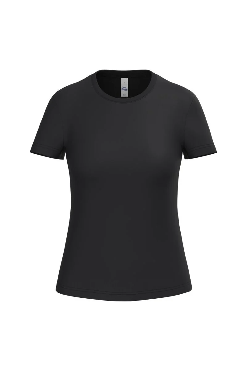 iDeal Basic Brand IB321 T-shirt Dames – Ideal Black