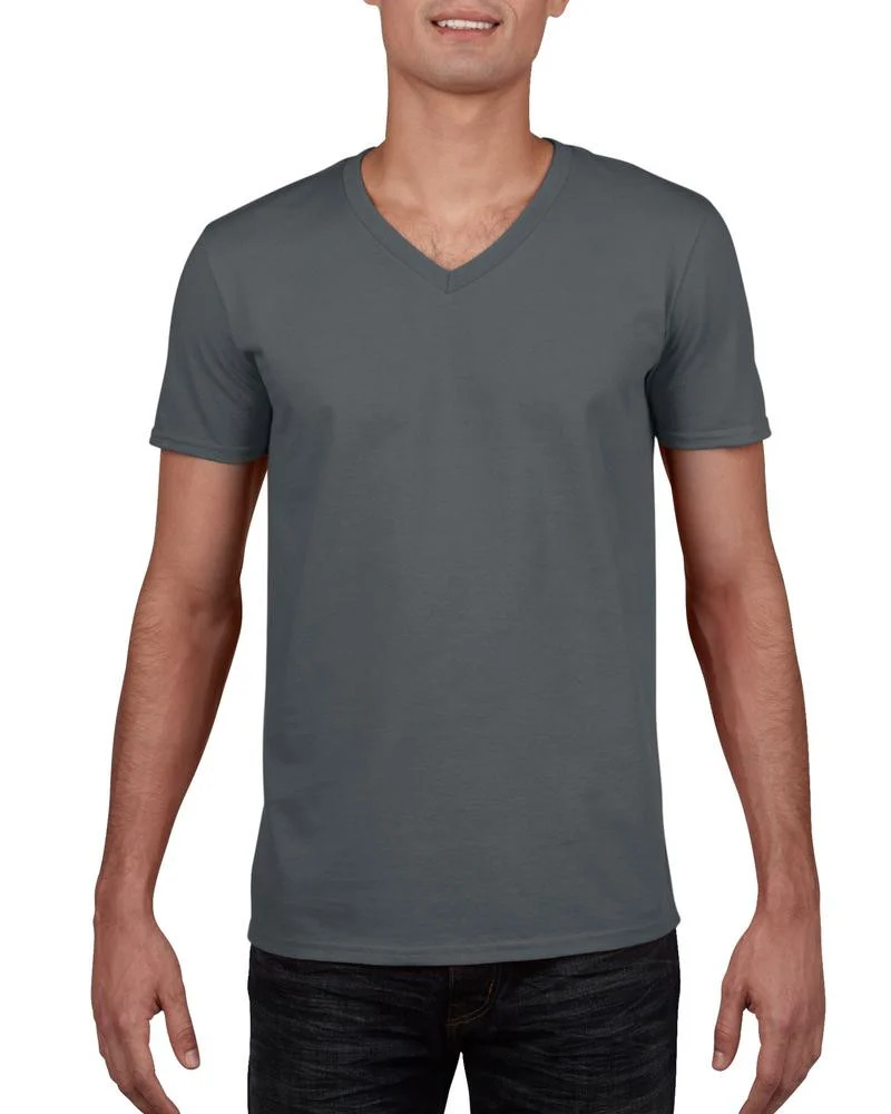 Gildan GN646 Softstyle V-hals T-shirt – Charcoal