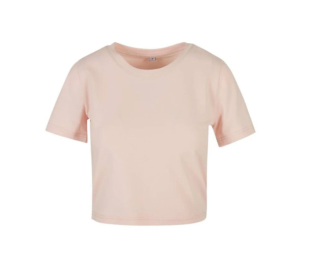 Build Your Brand BY042 Cropped T-shirt Dames – Pink