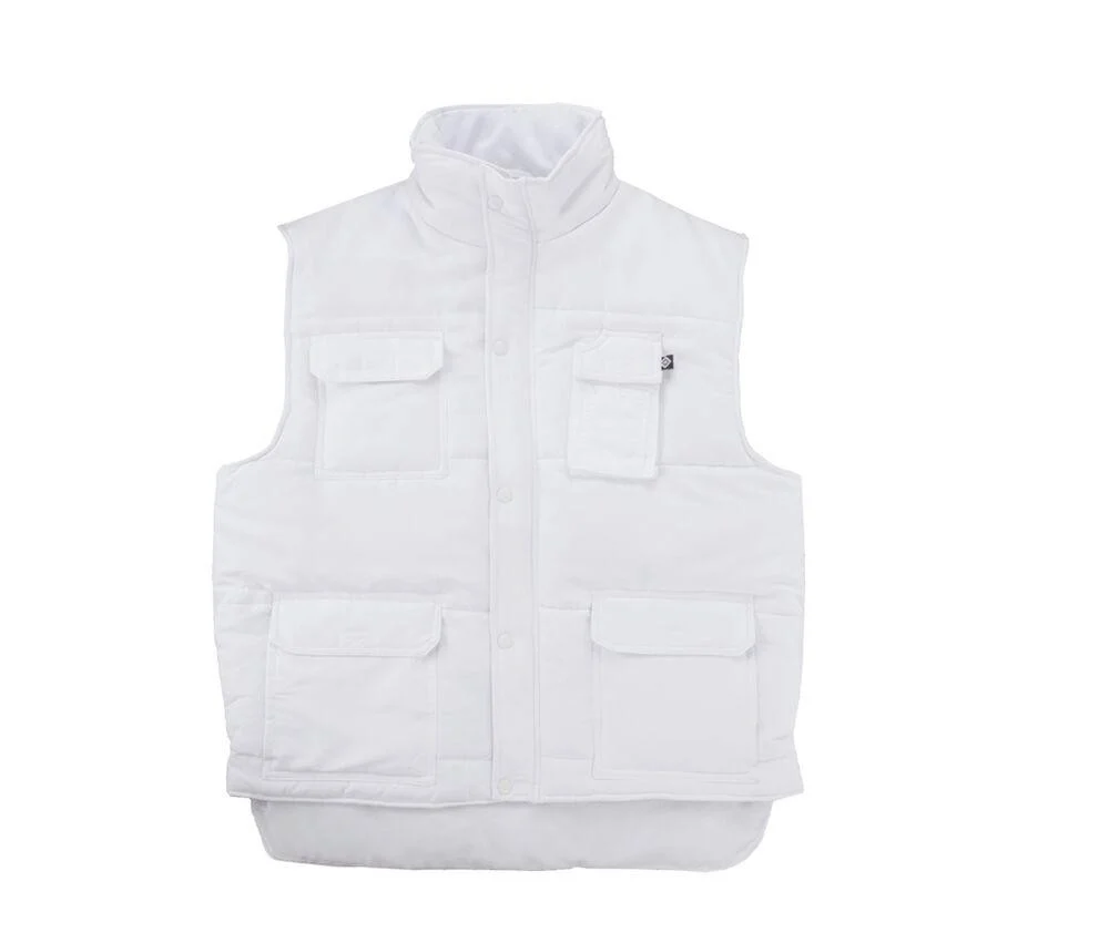 Velilla VL108 Multi-pocket Gewatteerde Bodywarmer – White