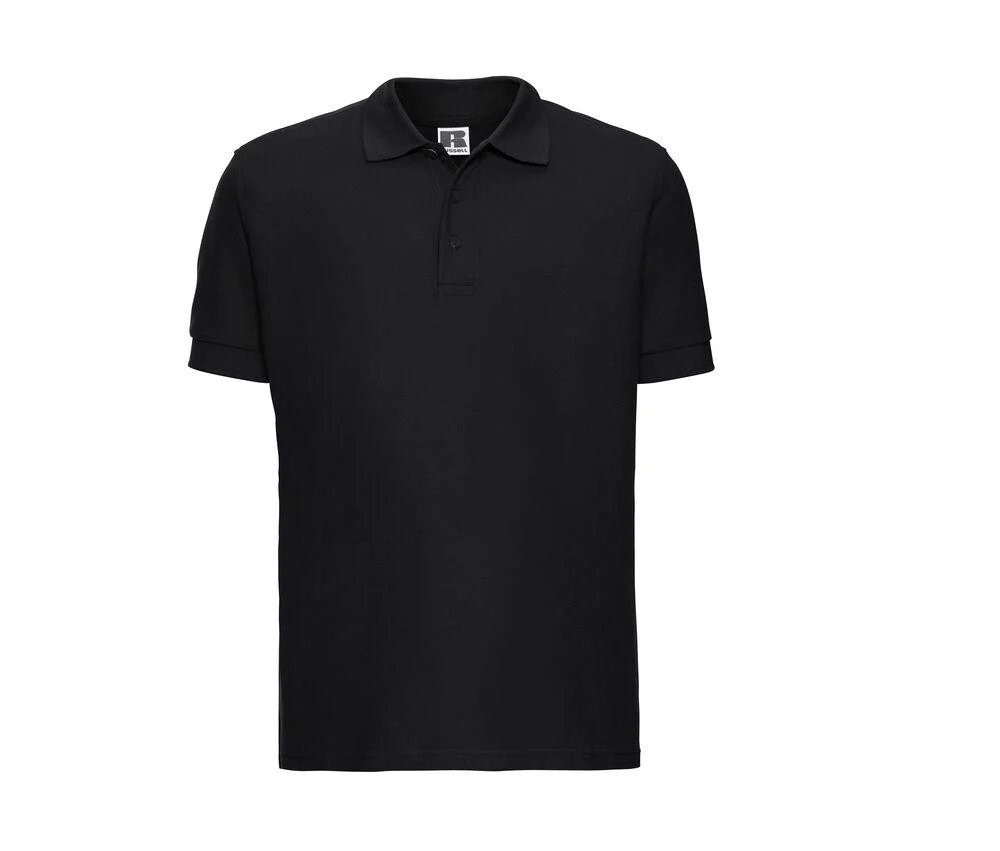 Russell JZ577 Ultimate Katoenen Polo – Black